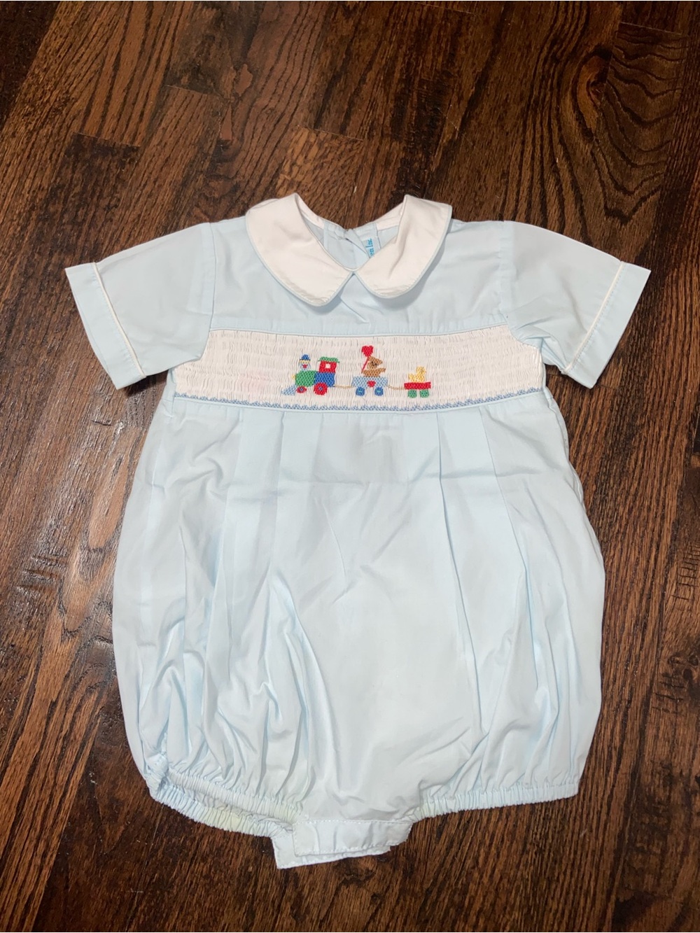 Vintage boys Smocked House of hatten Jon Jon train 12 months